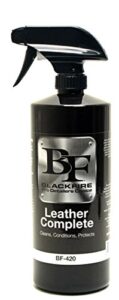 blackfire pro detailers choice bf-420 leather complete cleaner & conditioner, 32 oz.