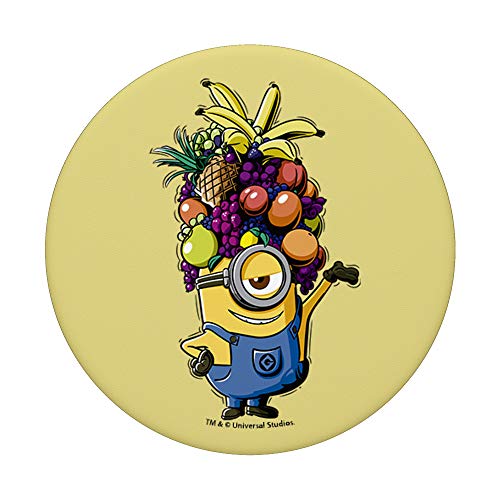 Despicable Me Minions Stuart With A Fruit Hat PopSockets PopGrip: Swappable Grip for Phones & Tablets