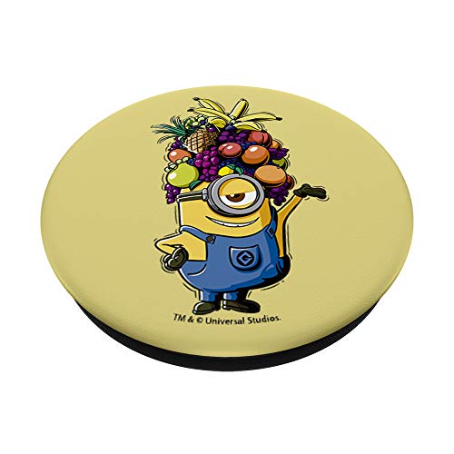 Despicable Me Minions Stuart With A Fruit Hat PopSockets PopGrip: Swappable Grip for Phones & Tablets