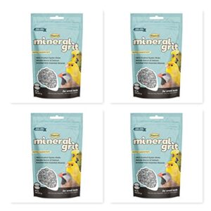 higgins 4 pack mineral grit small bird calcium supplement, 6-oz ea. with 100% crushed oyster shells. fast delivery by just jak's pet market