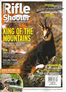 sporting rifle shooter magazine, the uk's best new shooting magazine, issue,013