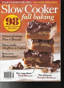 slow cooker fall baking magazine, 98 sweet & savory recipes athlon special # 21