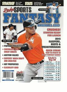 lindy's sports fantasy baseball 2015, (crushed ! stanton ready for launch)