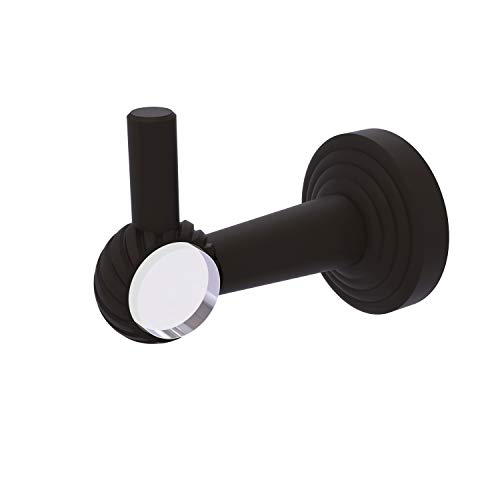 Allied Brass PB-20T Pacific Beach Collection Twisted Accents Robe Hook, Oil Rubbed Bronze