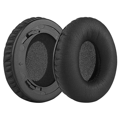 Solo 1 Wired Replacement Earpads Ear Pad Cushions Compatible with Monster Beats by Dr.Dre Solo1.0 Wired Solo HD Wired On-Ear Headphones (Black)