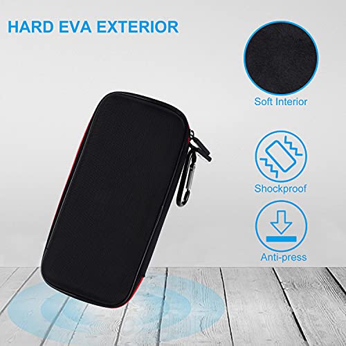 Hard Travel Case Fit for RAVPower 26800/20100/20000mAh, Anker Power Core 26800mAh/PowerCore +26800mAh, Dulla M50000 Power Bank 12000mAh, ROMOSS 30000mAh, Lab599 Tx500 Radio by SKYNEW (Large Black)