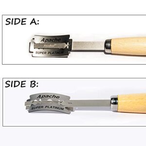 aeaker Premium Hand Crafted Bread Lame for Dough Scoring Knife, Lame Bread Tool for Sourdough Bread Slashing with 5 Blades Included with Safety box