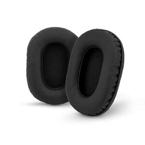 brainwavz replacement earpads for sony mdr 7506 headphones - quality vegan leather, memory foam comfort, long lasting & durable, also works with headphones like steelseries arctis, ath-m50x & more