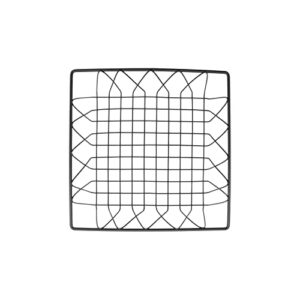 G.E.T. IR-912 12" Square Wire Basket, 4" Deep, Iron Powder Coated