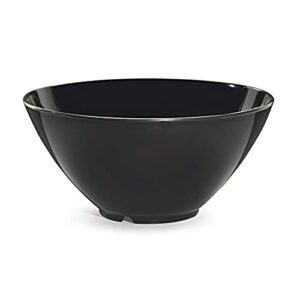 g.e.t. b-791-bk large melamine serving bowl, 4 quart, black