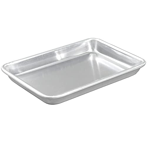 G.E.T. MT-960-SS 9" x 6" Rectangular Aluminum Serving Tray (Tray Only)