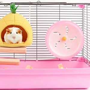 STARROP Hamster Bed, House Hammock Small Animal Bed House Cage Nest Hamster Accessories for Sugar Glider Hamster Small Bird Pet