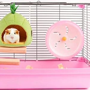 STARROP Hamster Bed, House Hammock Small Animal Bed House Cage Nest Hamster Accessories for Sugar Glider Hamster Small Bird Pet