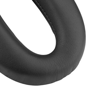 Geekria QuickFit Protein Leather Replacement Ear Pads for Sony WH-1000XM2, MDR-1000X Headphones Earpads, Headset Ear Cushion Repair Parts (Black)