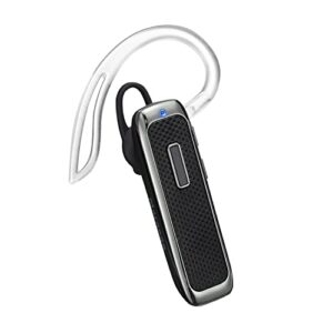 marnana bluetooth headset, wireless bluetooth earpiece with 18 hours playtime and noise cancelling mic, ultralight earphone hands-free for iphone ipad tablet samsung android cell phone call - black