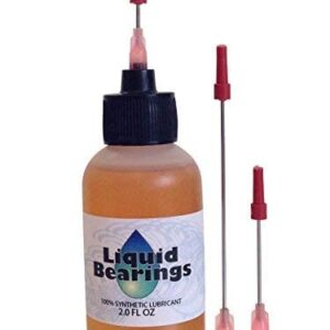 Liquid Bearings 100%-Synthetic Oil for All Fans, and Other Items Around The House, Never evaporates or Becomes Gummy, gets sluggish Fans Turning Easily (and Quietly!) Again! (2 oz. w/XL)