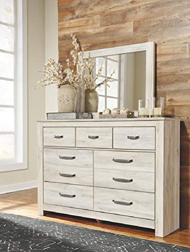 Signature Design by Ashley Bellaby Farmhouse 7 Drawer Dresser, Whitewash