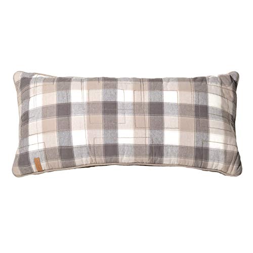 Donna Sharp Throw Pillow - Smoky Mountain Contemporary Decorative Throw Pillow with Patchwork Pattern - Rectangular