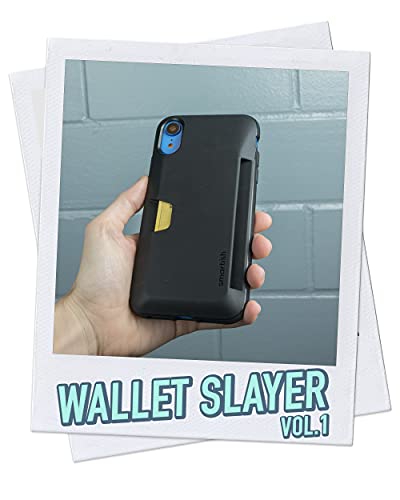 Smartish iPhone XR Wallet Case - Wallet Slayer Vol. 1 [Slim + Protective] Credit Card Holder for Apple iPhone 10R (Silk) - Black Tie Affair