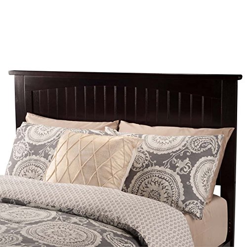 Leo & Lacey Queen Panel Headboard in Espresso