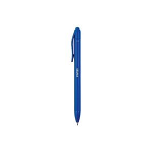 STAPLES 2072155 Aura Retractable Ballpoint Pens Medium Point Blue Ink Dozen (29089)