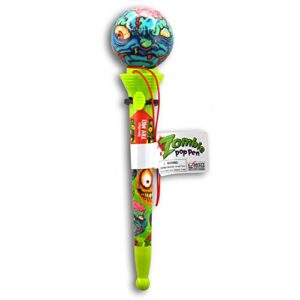 zombie pens with pop-off zombie head - bright green