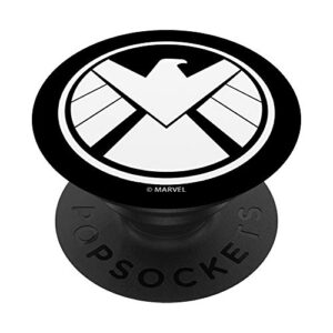marvel avengers shield icon popsockets popgrip: swappable grip for phones & tablets