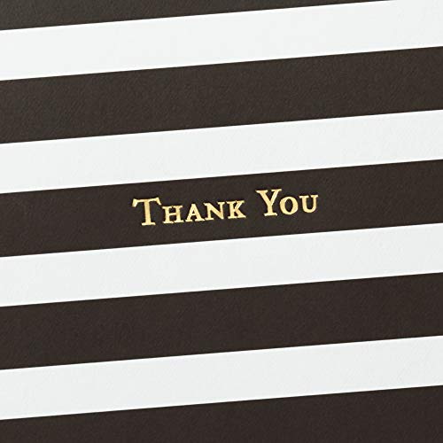 Hallmark Thank You Cards, Striped (40 Blank Thank You Notes with Envelopes for Weddings, Business, Birthdays, Showers, All Occasion), 5STZ5023