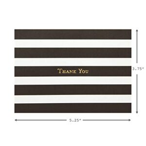 Hallmark Thank You Cards, Striped (40 Blank Thank You Notes with Envelopes for Weddings, Business, Birthdays, Showers, All Occasion), 5STZ5023