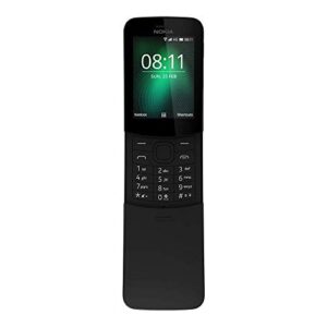 Nokia 8110 (2018) Dual-SIM 4GB Factory Unlocked Smartphone (Black) - International Version