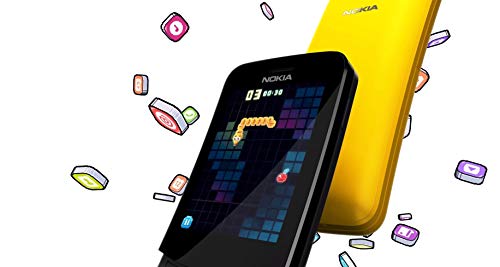 Nokia 8110 (2018) Dual-SIM 4GB Factory Unlocked Smartphone (Black) - International Version