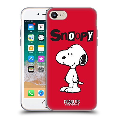 Head Case Designs Officially Licensed Peanuts Snoopy Characters Soft Gel Case Compatible with Apple iPhone 7/8 / SE 2020 & 2022