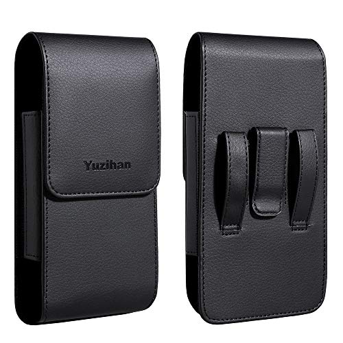 Yuzihan Holster for iPhone 14 Pro Max,13 Pro Max ,12 Pro Max ,11 Pro Max ,XS Max, 8 Plus, 7 Plus, 6S Plus Belt Holster Fit with Thick Defender Case Hybrid Armor Case Battery Case On