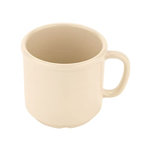 G.E.T. S-12-IV-EC Shatter-Resistant Coffe Mug, 12 Ounce, Ivory (Set of 4)