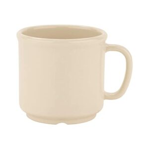 G.E.T. S-12-IV-EC Shatter-Resistant Coffe Mug, 12 Ounce, Ivory (Set of 4)