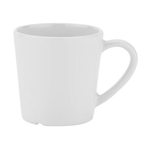 g.e.t. c-107-w-ec melamine coffe mug/cup, 8 ounce, white (set of 4)