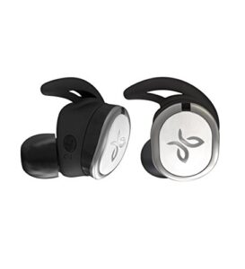 jaybird run true wireless headphones for running, secure fit, sweat-proof and water resistant, custom sound, 12 hours in your pocket, music + calls (drift) (renewed)