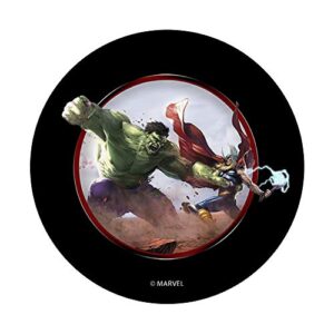 Marvel Epic Hulk And Thor Fighting Action PopSockets PopGrip: Swappable Grip for Phones & Tablets