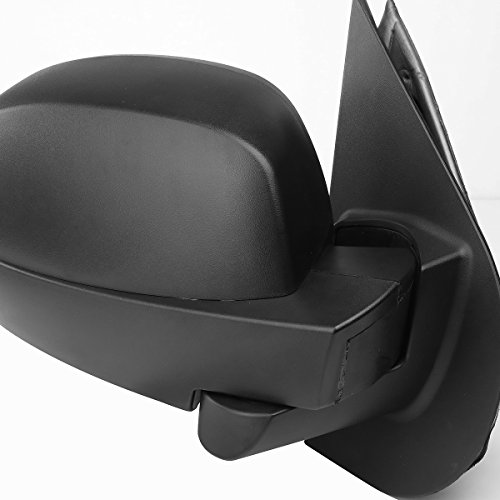 GM1321325 Factory Style Passenger Right Side Mirror - Manual Folding | Power Adjustment | Heated Glass - Compatible with Chevy Silverado Tahoe/GMC Sierra Yukon XL 07-14, Textured Black