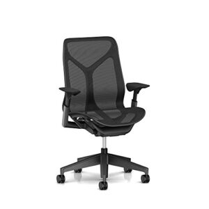herman miller cosm chair, mid back, graphite
