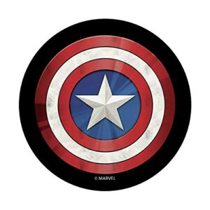 Marvel Captain America Shiny Shield Icon PopSockets PopGrip: Swappable Grip for Phones & Tablets