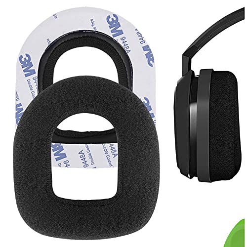 Geekria Comfort Velour Replacement Ear Pads for Astro A10 Gaming Headset Headphones Ear Cushions, Headset Earpads, Ear Cups Repair Parts (Black)