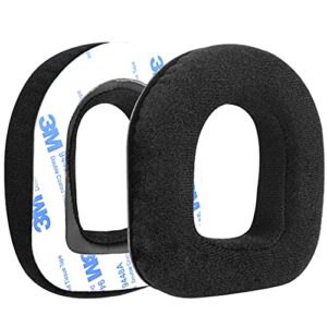 Geekria Comfort Velour Replacement Ear Pads for Astro A10 Gaming Headset Headphones Ear Cushions, Headset Earpads, Ear Cups Repair Parts (Black)