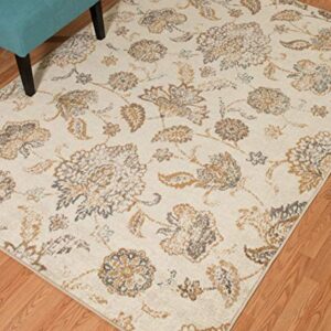 United Weavers Bridges Via Vicosa Linen 10x13 9'10" X 13'2" Area Rug, 9' 10" x 13' 2" (Model: 3001 00197 1013)