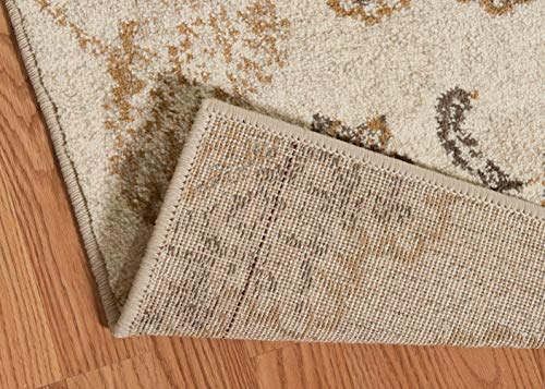 United Weavers Bridges Via Vicosa Linen 10x13 9'10" X 13'2" Area Rug, 9' 10" x 13' 2" (Model: 3001 00197 1013)