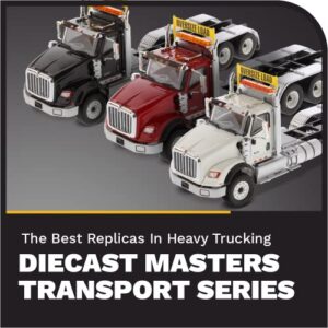 Diecast Masters International HX620 SBFA Day Cab Tridem Tractor | 1:50 Scale Model Semi Trucks | Metallic Blue Diecast Model by Diecast Masters 71010