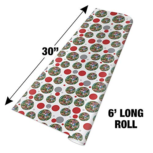 GRAPHICS & MORE Alice in Wonderland Garden Party Gift Wrap Wrapping Paper Roll