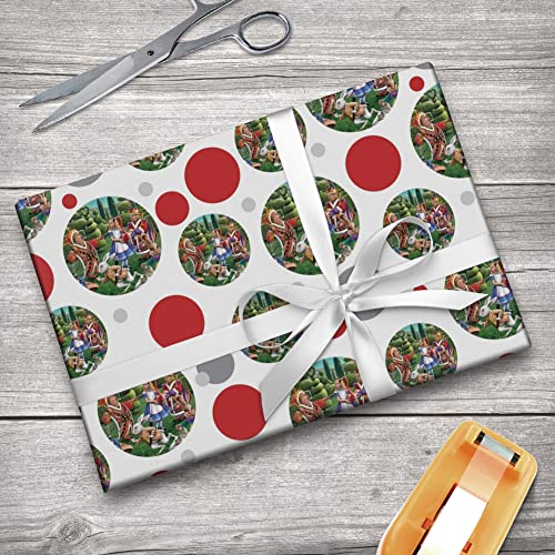 GRAPHICS & MORE Alice in Wonderland Garden Party Gift Wrap Wrapping Paper Roll