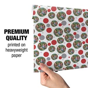 GRAPHICS & MORE Alice in Wonderland Garden Party Gift Wrap Wrapping Paper Roll