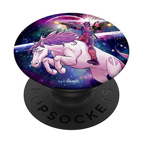 Marvel Deadpool Space Unicorn Tacos PopSockets PopGrip: Swappable Grip for Phones & Tablets